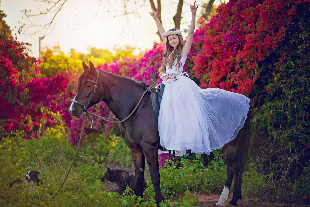 צילום סוסים לבוק בנות מצווה