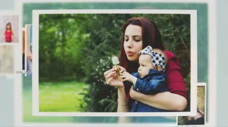 תבנית אלגנטית להכנת מצגת תמונות בעצמך
